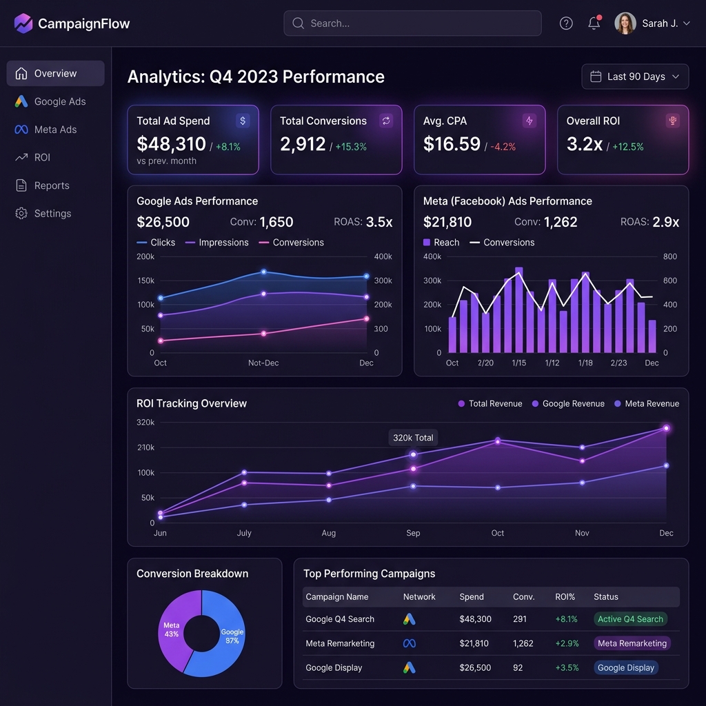LeadXP Analytics & Ads Visual